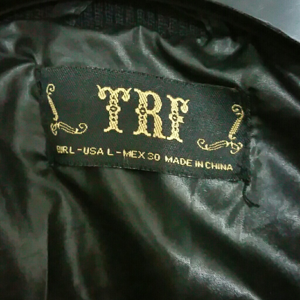 TRF Black Jacket L size - Picture 2 of 4